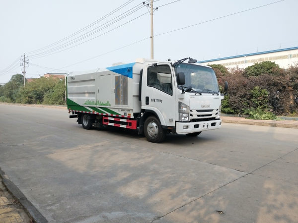 神绿通牌SLV5070TXCQ型吸尘车（中型车）